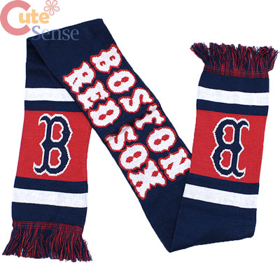 MLB Boston Red Sox  Kinnited Logo Scarf