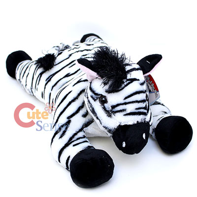 Fiesta Zebra Peek-A-Boo Plush Transforming Pillow