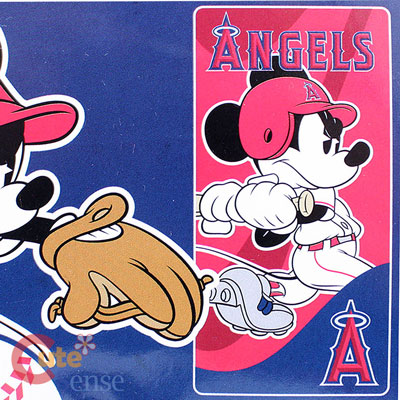 MLB Anaheim Angels  Beach, Bath Towel -Mickey Mouse Player