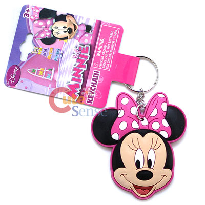 Disney Minnie Mouse Big Face PVC Key Chian