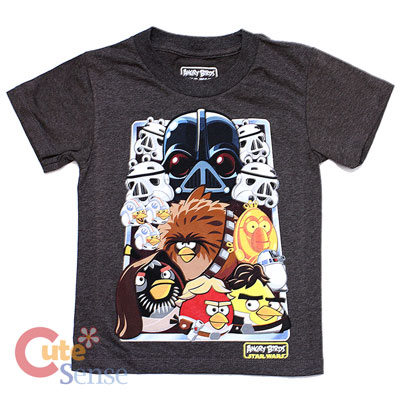 Angry Birds Star Wars Group Kids T-Shirt - M