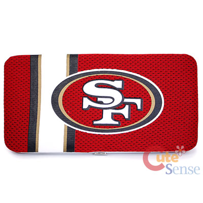 NFL  San Francisco 49ers Jersey Hinge Wallet / Flat Wallet