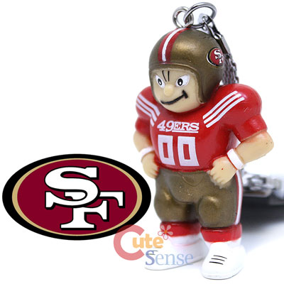 NFL San Francisco 49ers Player Figure Key Chain