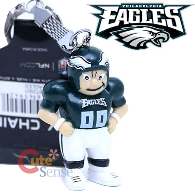 NFL Philadelphia Eagles Player Figure Key Chain