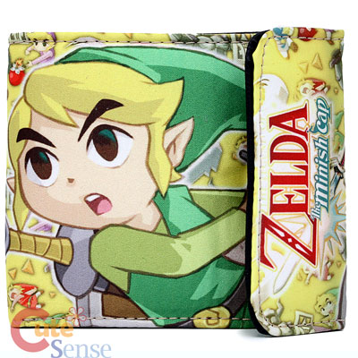 The Legend of Zelda Silky Leather  Bi-Fold Wallet