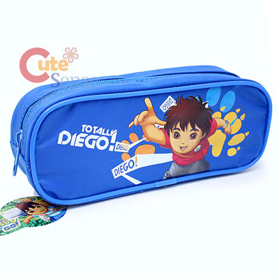 Go Diego Go Zippered  Pencil Case Pouch Bag