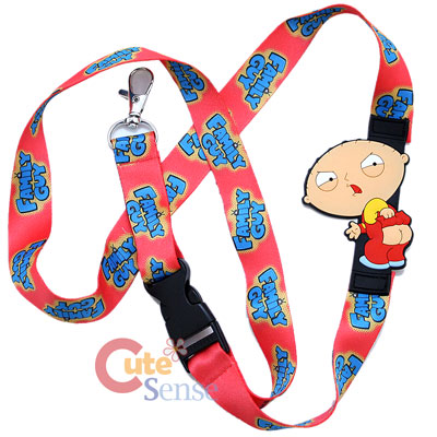 Family Guy Stewie Lanyard with Molded Stewie Butt