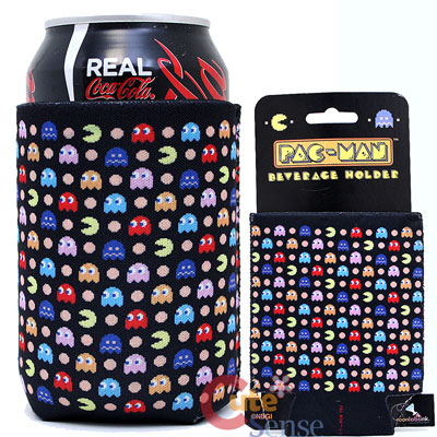 Pac Man Neoprene Can Bottle Cooler / Koozie