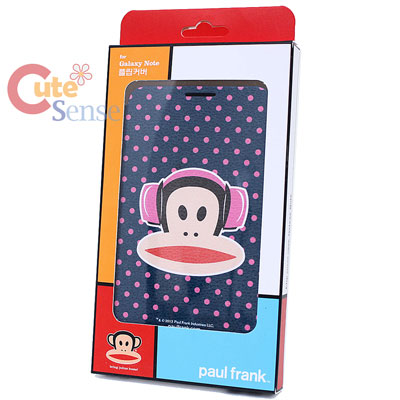 Paul Frank Samsung Galaxy Note Flip Cover Phone Case -Head Phone