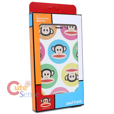 Paul Frank Samsung Galaxy Note Flip Cover Phone Case -Color Bubble