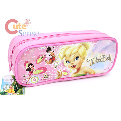 Disney Tinkerbell  Pencil Case Zippered Bag - Pink