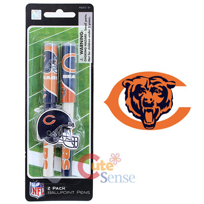 NFL Chicago Bears 2 Pack Ball Pont pen