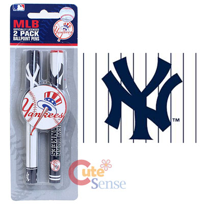 MLB New York Yankees 2 Pack Ball Pont pen