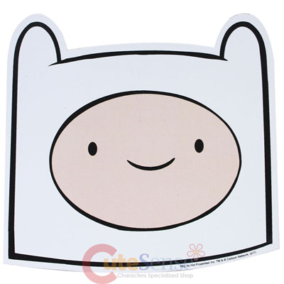 Adventure Time Finn Face Decal Magnet