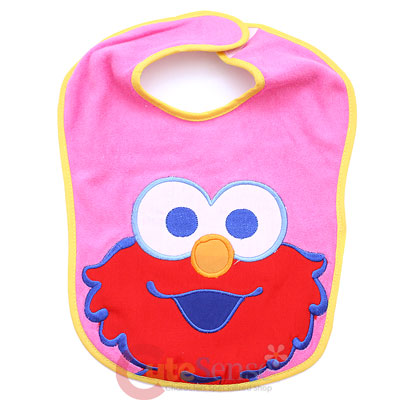 Sesame Street Baby Elmo and Friends Bibs 3pc Set for Girl