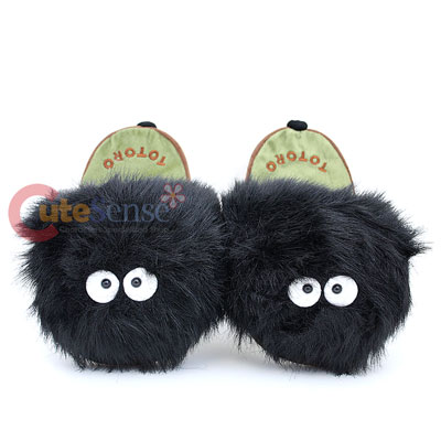 My Neighbor Totoro Dust Bunny Soot Sprite Plush Doll Slipper