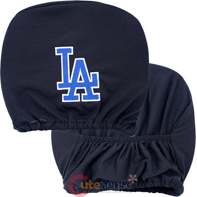 New LA  Dodgers  Car Head Rest Cover -2PC