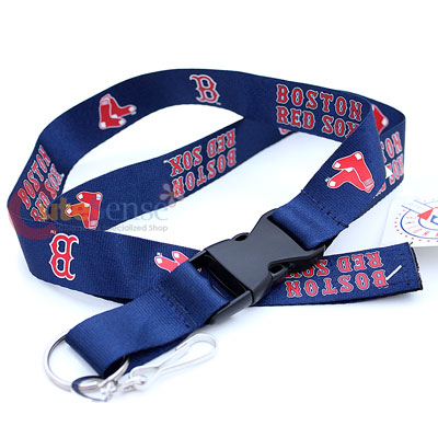 Boston Red Sox  Lanyard MLB Key Chain - Navy