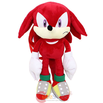 Sonic The Hedgehog Knuckles Plush Doll Bag Custume Backpack -21"