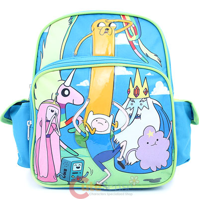 Adventure Time 12" School Backpack with Lady Rainicorn Small Bag