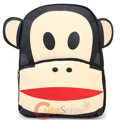 Paul Frank Julius Big Face Puffy Ears School Backpack 16" Bag