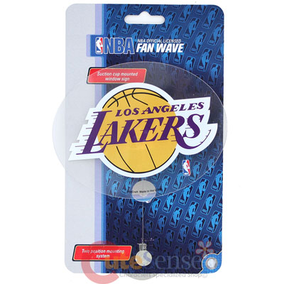 NBA Los Angeles Lakers Fan Wave Window Sign