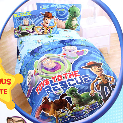 Disney Toy Story 4pc Twin Bedding Comforter Set