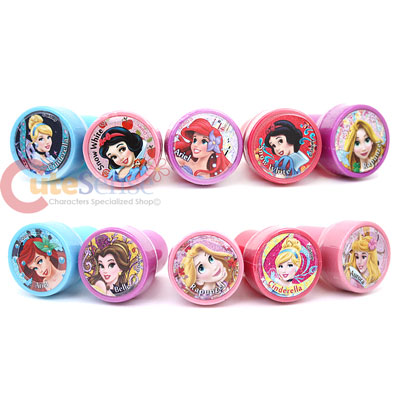 Disney Princess Self Ink Stamps with Tangled  10pc Set