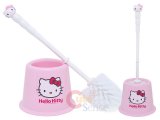 Sanrio Hello Kitty Bathroom Toilet Brush & Holder :Pink