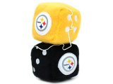 NFL Pittsburgh Steelers Plush Fuzzy Dice