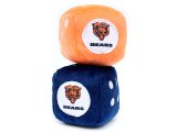 NFL Chicago Bears Plush Fuzzy Dice