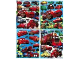 Disney Cars Mcqueen Removable Wall / Window Stickers Set of 4