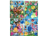 Disney Princess Removable Wall / Window Stickers Set of 4