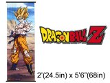 Dragon Ball Z Goku Battle Long Wall  Scroll / Fabric Poster (GE9396): 5.6Ft