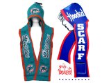 NFL Miami Dolphins Hooded Knit Scarf w/Pocket