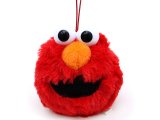 Sesame Street Elmo Face Hanging Plush Doll :2.5in