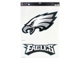 NFL Philadelphia Eagles Window Clings Decal Sheet -Big Logo 11x17