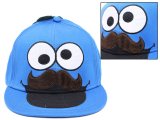 Sesame Street Cookie Monster Mustache Flex Fit Hat Men's Hat