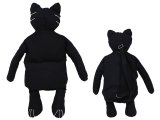 Black Cat Plush Doll Bag Custume Bag :33in