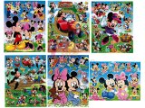 Disney Mickey Mouse & Friends Stickers Cling Set of 6 - Removable Wall Window