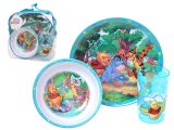 Winnie Pooh & Friends 3Pc Kids Dining / Dinnerware Set