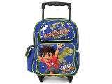 Go Diego Go with Dinosaur Rolling Schoo Backpack, Roller Bag:12in  Medium