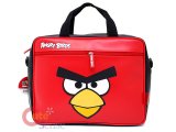 Rovio Angry Birds Fuax Leather Messenger Bag / Briefcase : Big Face