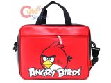 Rovio Angry Birds Fuax Leather Messenger Bag / Briefcase : Red Bird Logo