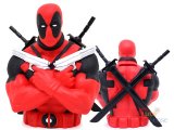 Marvel  Deadpool Bust Figure Coin Bank