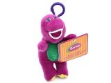 Barney Plush Doll Key Chain 6in