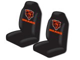 NFL Chicago Bears Car Seat Cover Auto Accessories Set -2pc