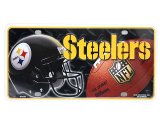 NFL Pittsburgh Steelers  Metal License Plate