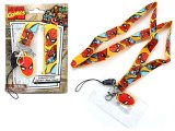 Marvel Spiderman Lanyard KeyChain with ID Pocket