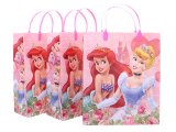 Disney Princess Party Gift Bag Set of 3 Plastic/Reusable :Mermaid Cinderella